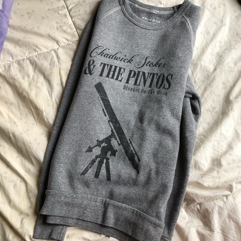 gray band merch crewneck